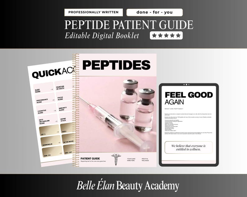 Peptide Guide.pdf Peptide Therapy Patient Information Booklet, Peptides Patient Digital ...