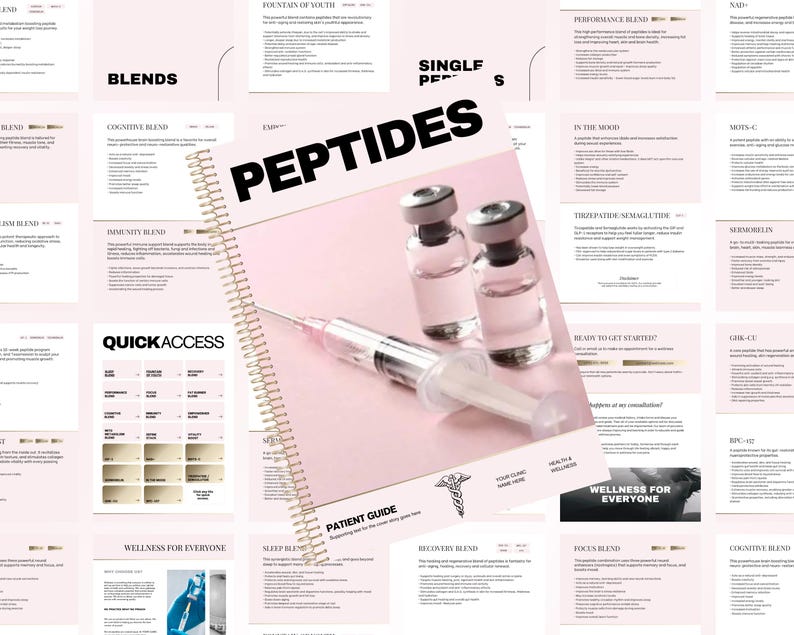 Peptide Guide.pdf Peptide Therapy Patient Information Booklet, Peptides Patient Digital ...
