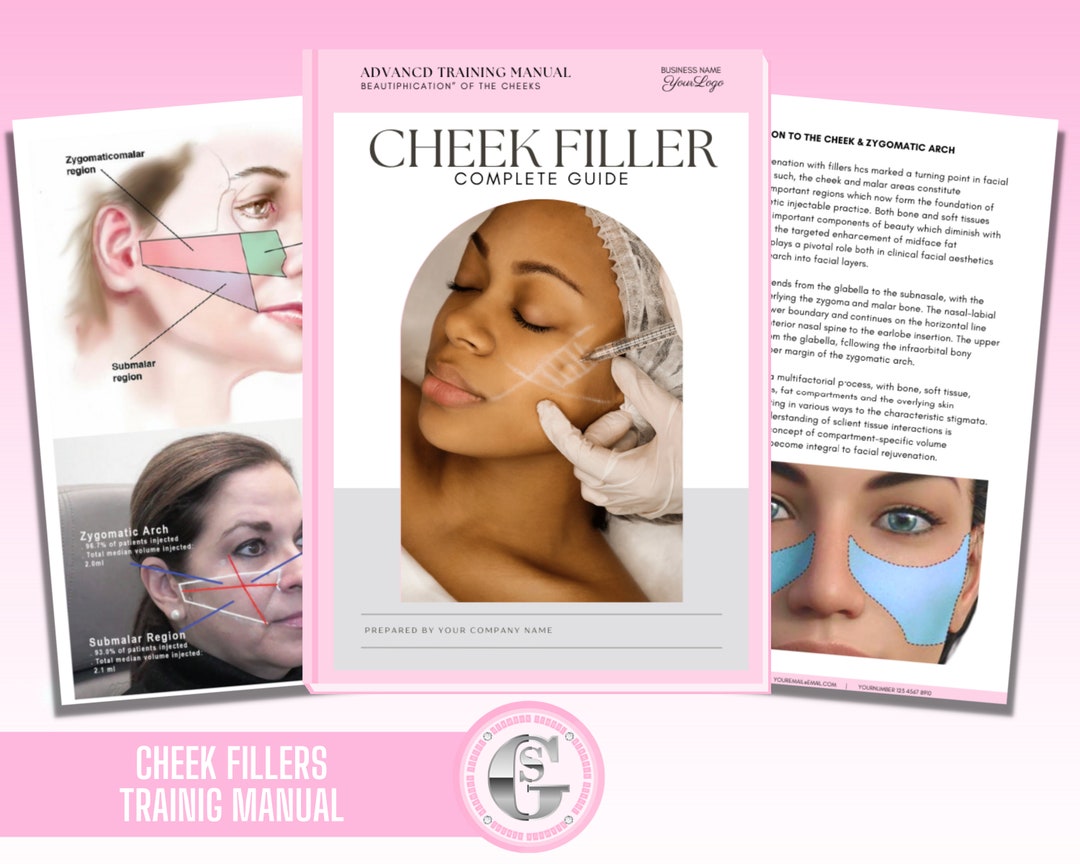 Cheek Fillers Training Manual, Aesthetics Manual, Nurse Injector