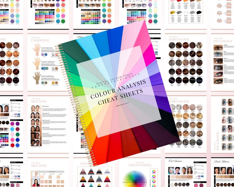Colour Analysis Cheat Sheets: Styling Coach Booklet (canva Editable ...