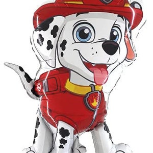 Palloncino foil gigante con personaggio Paw Patrol Marshall da 34 pollici