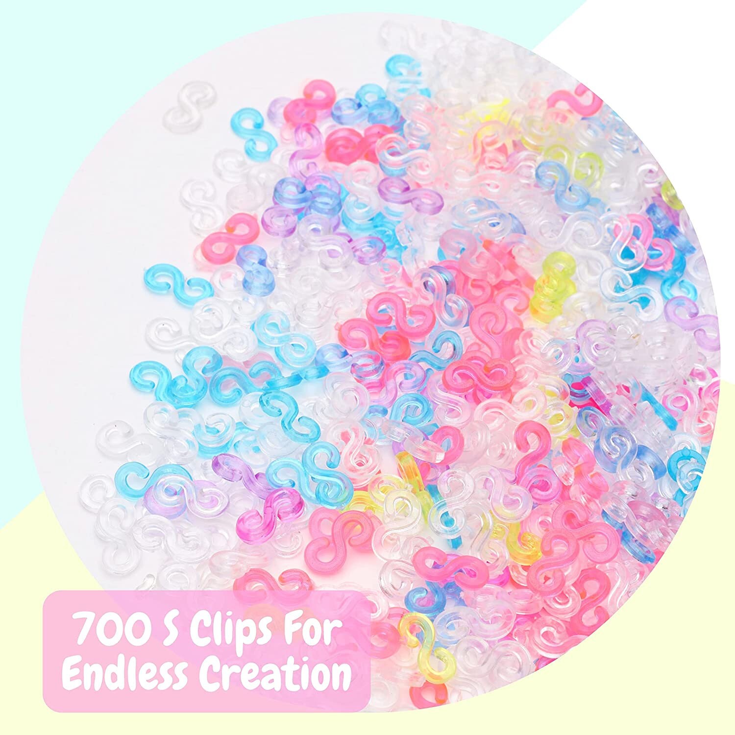 Loom Band Mega Bundle - 14,000 Bands, Tools, Clips, Beads