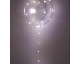 Toyland® Confezione da 24 palloncini LED bianchi brillanti - Decorazioni e accessori per feste, eventi, battesimi, matrimoni e altro ancora.