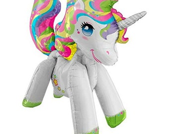 Palloncino Jumbo con unicorno in foil da 42 pollici