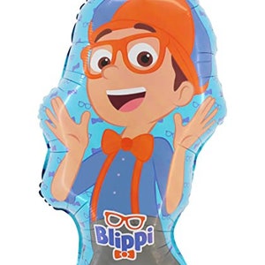 29 inch Blippi-vormige karakterfolieballon