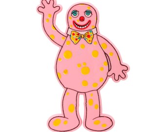 Mr Blobby Magnet- Waving Mr Blobby