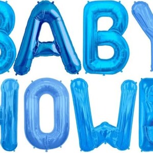 Globos para Baby Shower de 16&quot; - Solo relleno de aire (Azul)