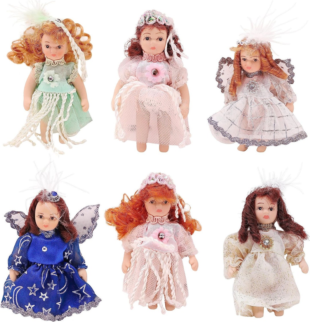 8cm Porcelain Angel Doll - for Decoration, Doll Houses, Collectors - Etsy