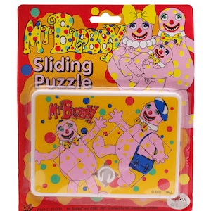 Mr Blobby Retro Sliding Puzzle - Original 1992 Licensed Item