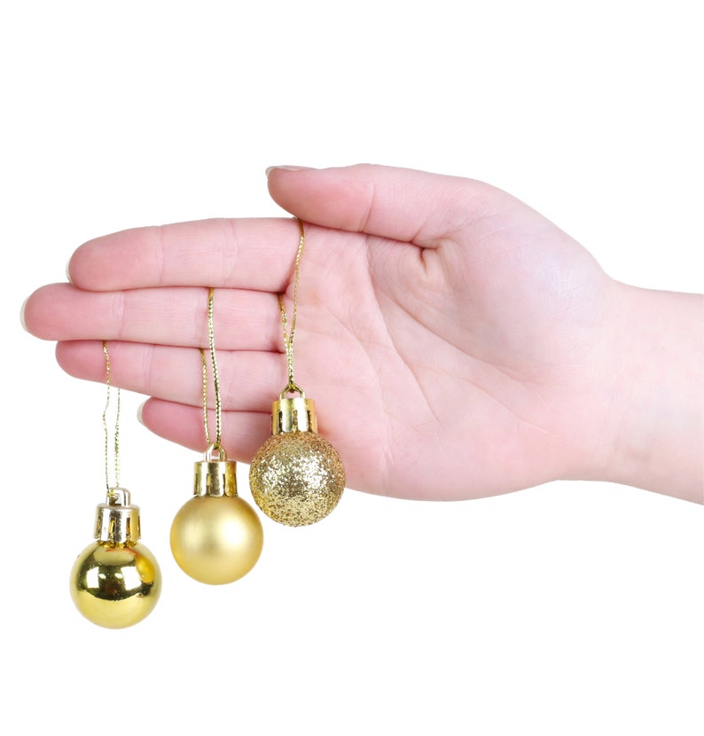 Christmas Concepts® Pack of 2525mm Mini Christmas Tree Baubles Shiny