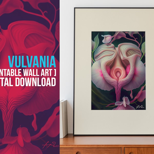 Vulva Flower Art - Etsy