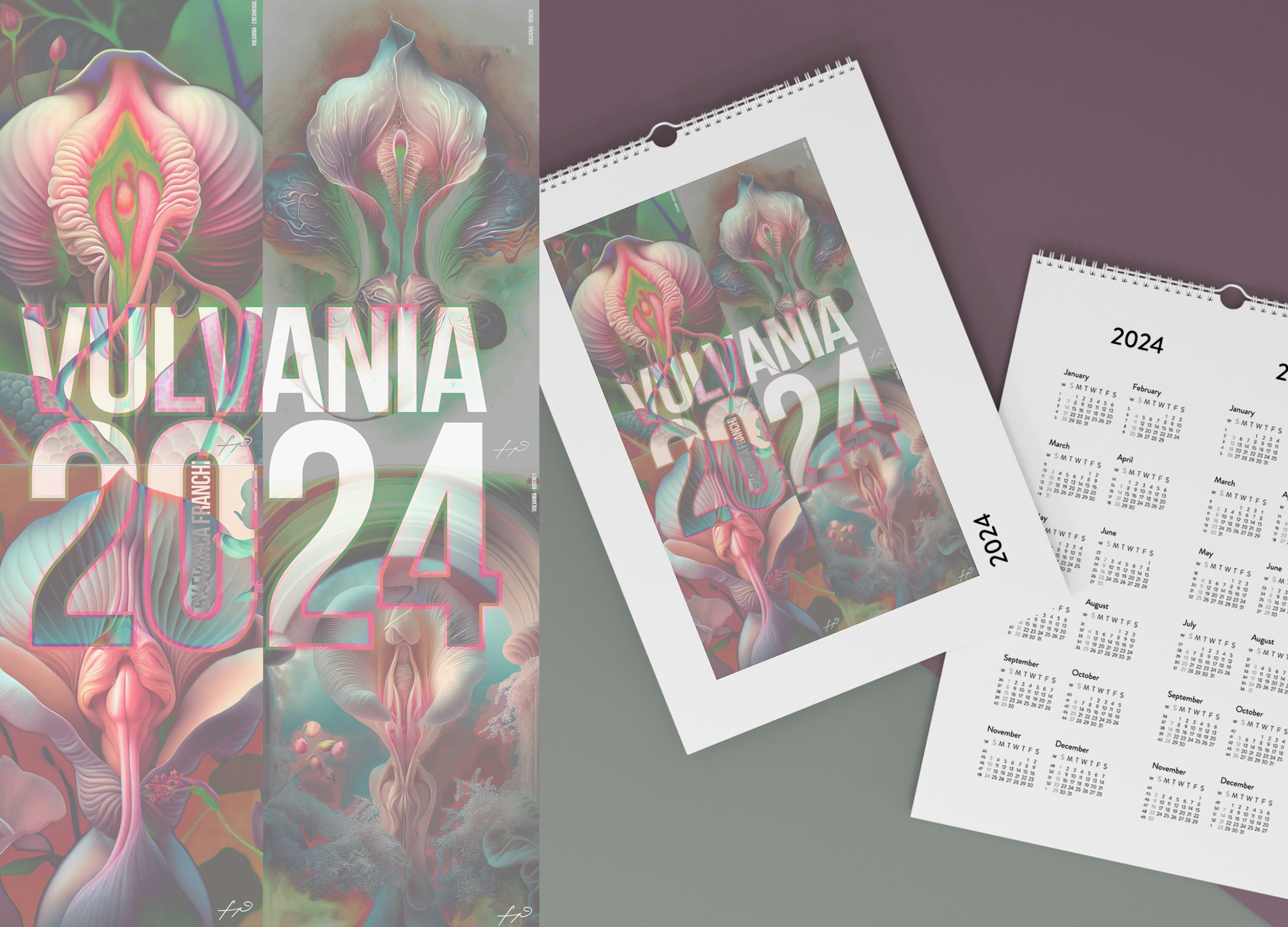Vulva calendar - Etsy.de