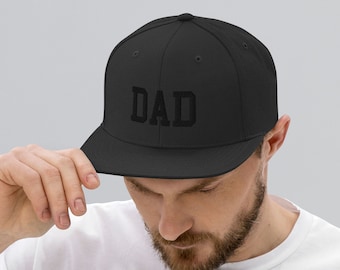 Sombrero Snapback de papá bordado personalizado Regalo del día del padre para nuevos papás Gorra de papá personalizada Regalos de cumpleaños para papá Sombrero personalizado con nombres de niños