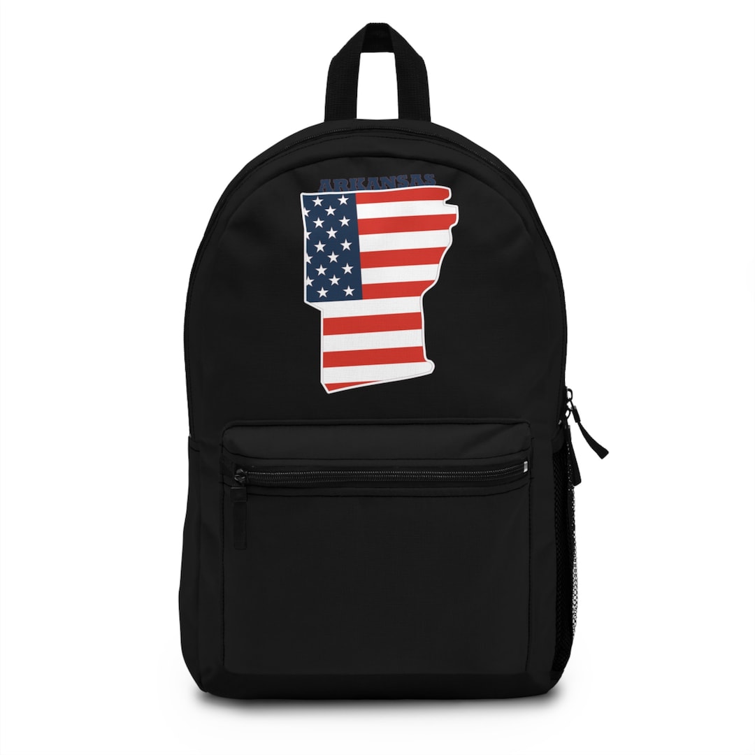 Arkansas Backpack Arkansas Map Schoolbag American Map Backpack American ...