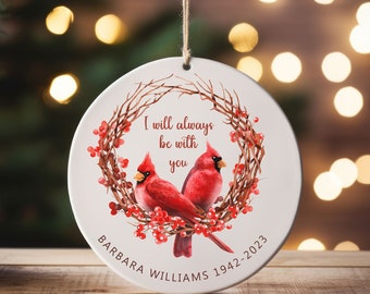 Personalized Memorial Christmas Ornament Custom In Loving Memory Christmas Ornament Lost But Never Forgotten Ornament Loss Of Loved One