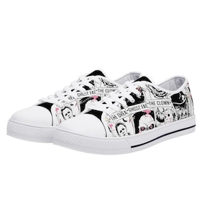 Horror Characters Women Shoes Horror Character Sneakers Women Halloween Shoes Horror Movie Shoes Halloween Gift For Horror Lover Gift