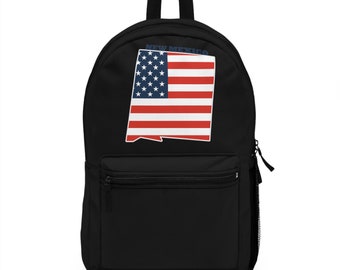 New Mexico Backpack New Mexico Map Schoolbag American Map Backpack Patriot Back To School Bag USA Backpack American Flag Bag USA Map Bag