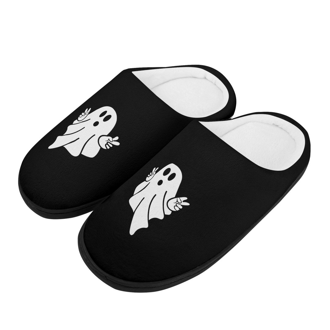 Halloween Ghost Slipper Ghost Face Slippers Halloween Horror - Etsy