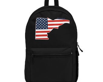 Idaho Backpack Idaho Map Schoolbag American Map Backpack American Patriot Back To School Bag USA Backpack American Flag Bag USA Map Bag