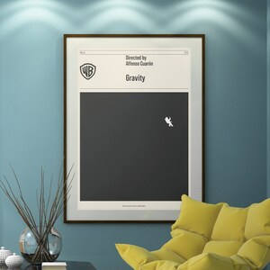 Gravity - Retro Movie Poster - Movie Poster - Minimalist