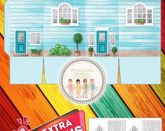 3d House Printable - Etsy