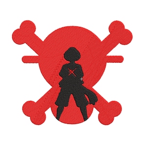 Anime Embroidery, Machine Embroidery Design, Instant Download in 3 different sizes with sew, pes, exp, hus, jef, pec, vp3, xxx formats.
