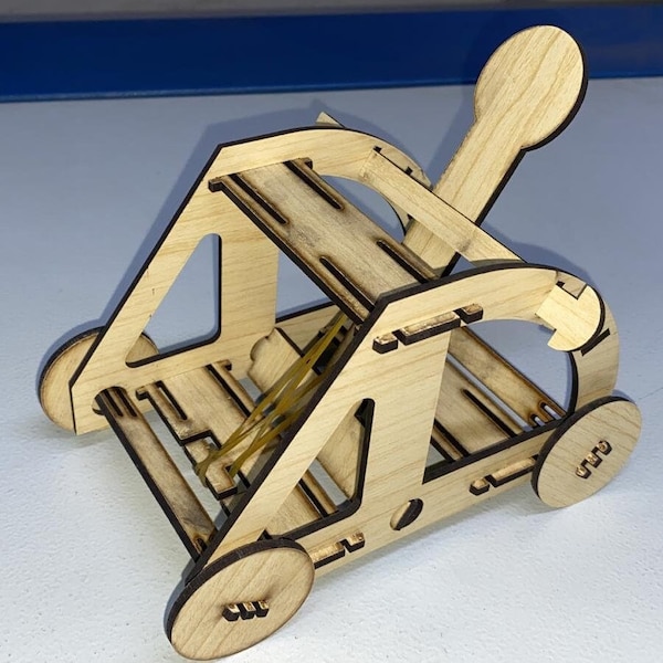 Catapult Laser Cuter Layout Laser Cut File Catapult - Etsy