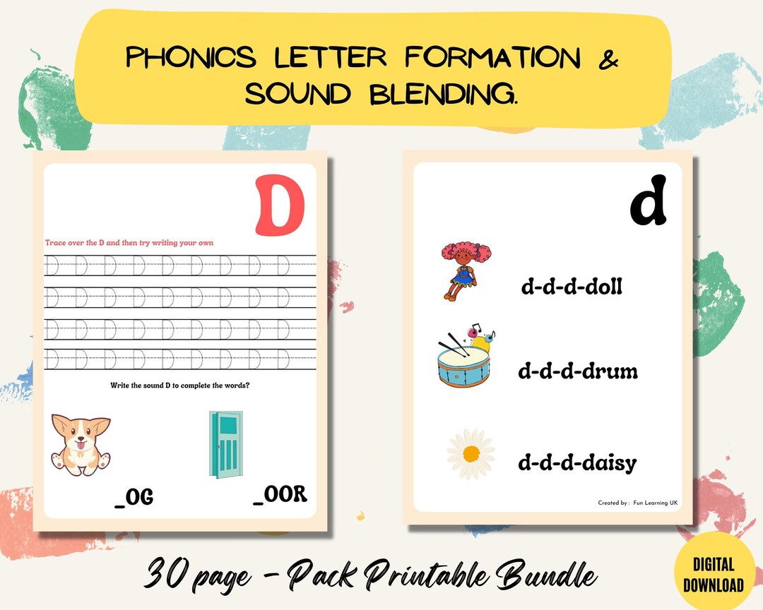 Phonics Worksheet, Word Building Printable, Daily Sight Reading ...