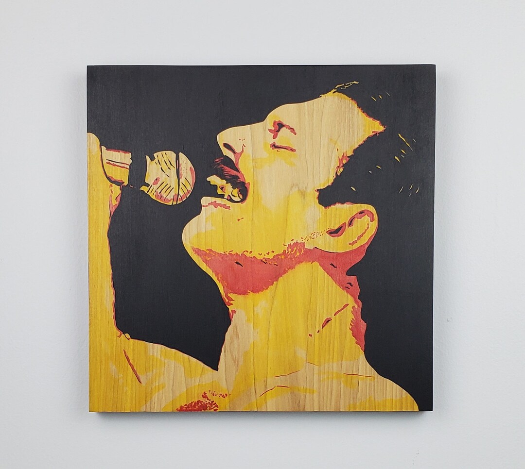 Freddie Mercury Pop Art Portrait Etsy