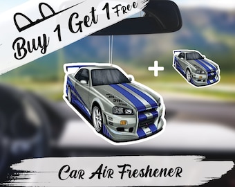 R34 Car Air Freshener BUY 1 GET 1 FREE.