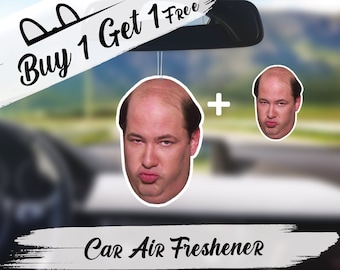 Kevin The Office Car Air Freshener BUY 1 GET 1 FREE.