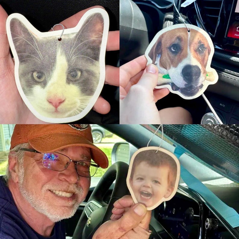 christmas gift
custom air freshener
air freshener
car air freshener
freshener for car
Picture Air Freshene
custom car freshie
picture freshener
memorial pet
stocking stuffers
Photo Air Freshener
Personalized Freshen
Car Freshie