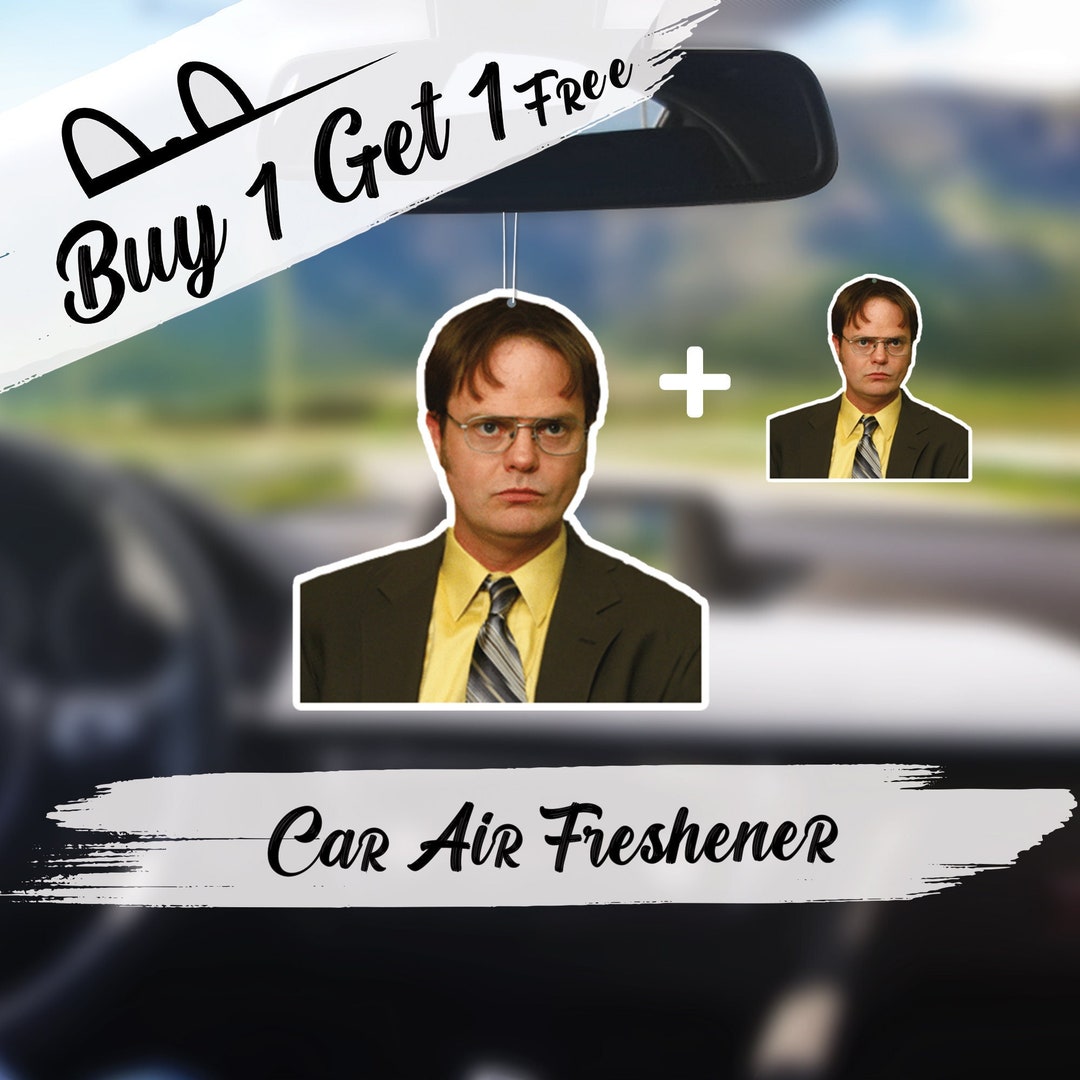 Dwight Schrute the Office Car Air Freshener BUY 1 GET 1 FREE. Etsy UK