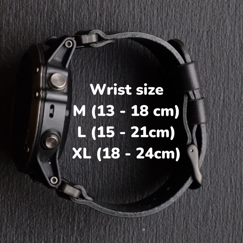 Bracelet en cuir fait main pour montre Garmin avec QuickFit en 6 couleurs image 8