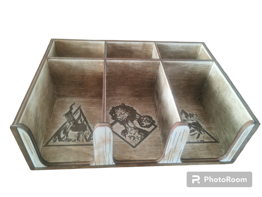 The witcher old world game dashboard card deck cardholder potions