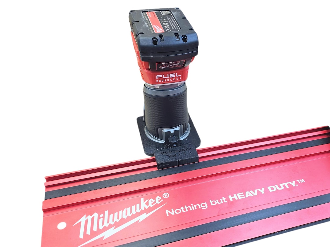 Milwauke M18 FRT 2723-20 Adapter Base Router to MILWAUKEE Guide Rail ...