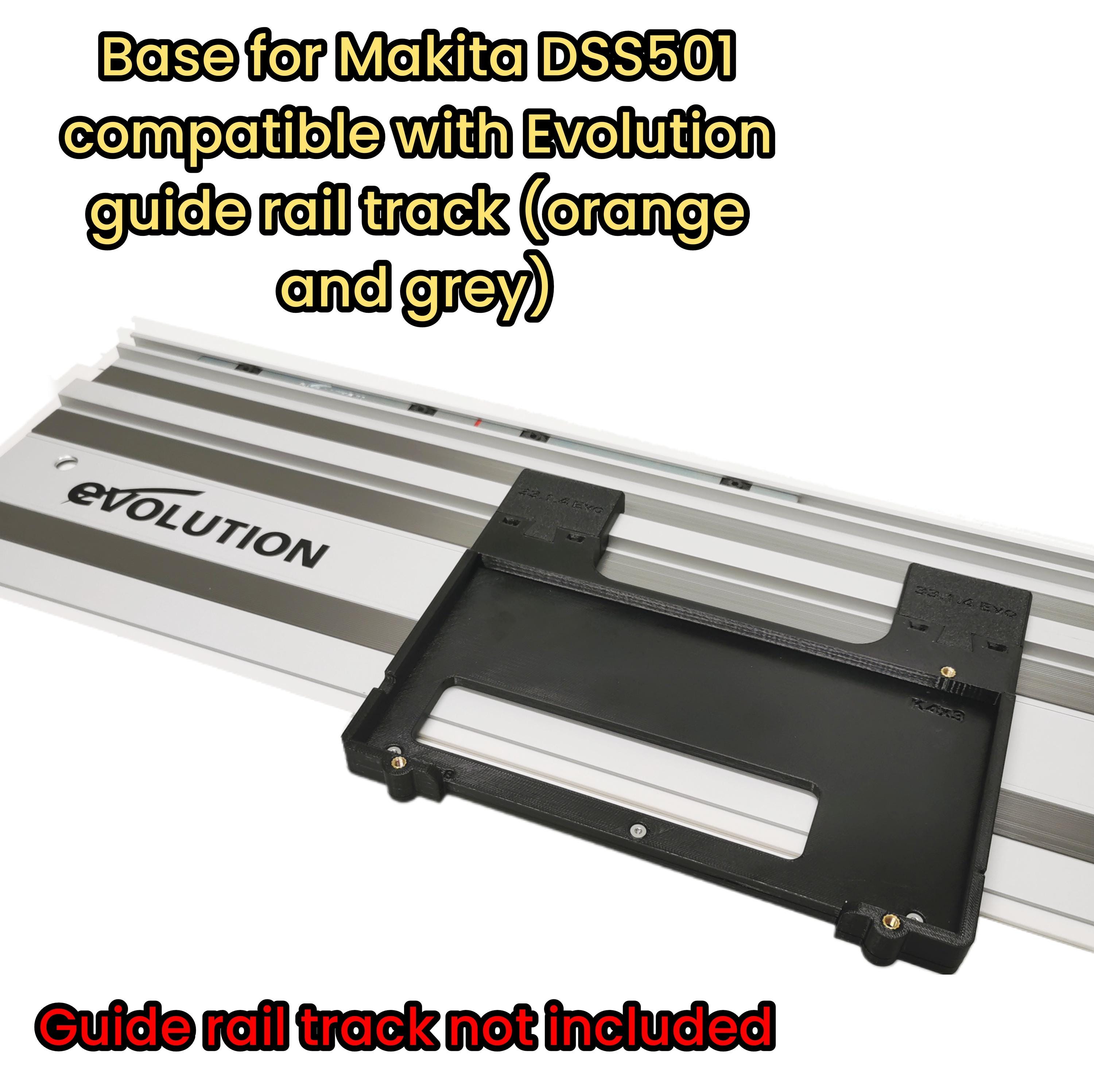 Makita DSS501 DSS501Z XSS03Z cirkelzaaggeleiderailbasis compatibel met Makita Milwaukee Evolution Festool-geleiderailrail - België