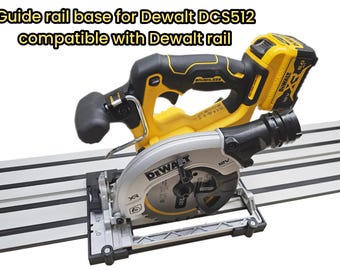 Dewalt DCS512 Circular Saw Guide Rail Adapter: DWS5021, DWS5022, DWS5023 Compatible