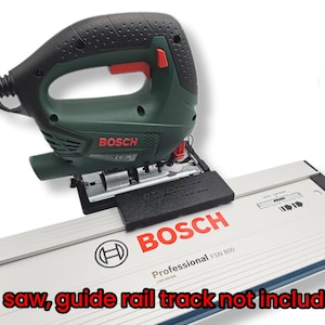 Guide rail base for Bosch jigsaw PST700E compatible with Bosch and Mafell guide rail track