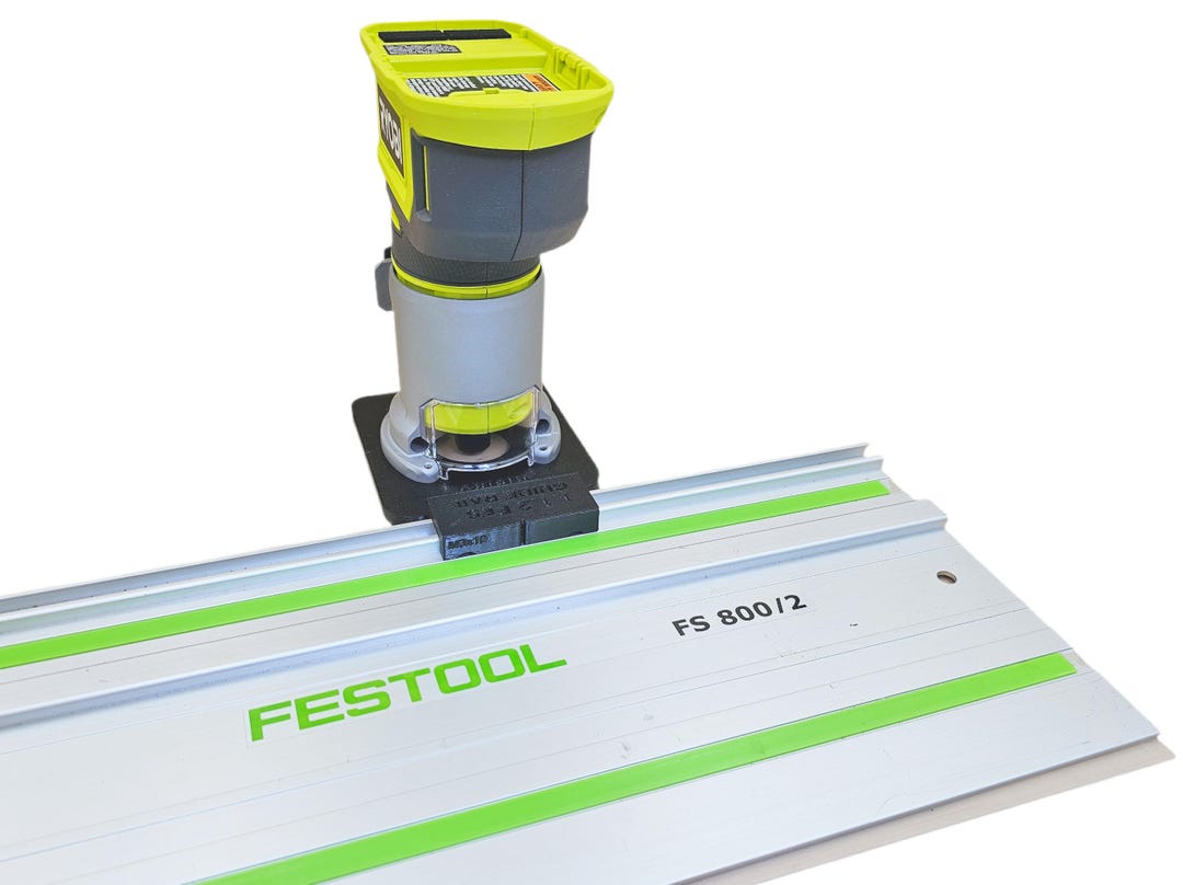 Ryobi RTR18-0 R18TR-0 ONE+ Adaptor Base Router Guide FESTOOL Rail Track ...
