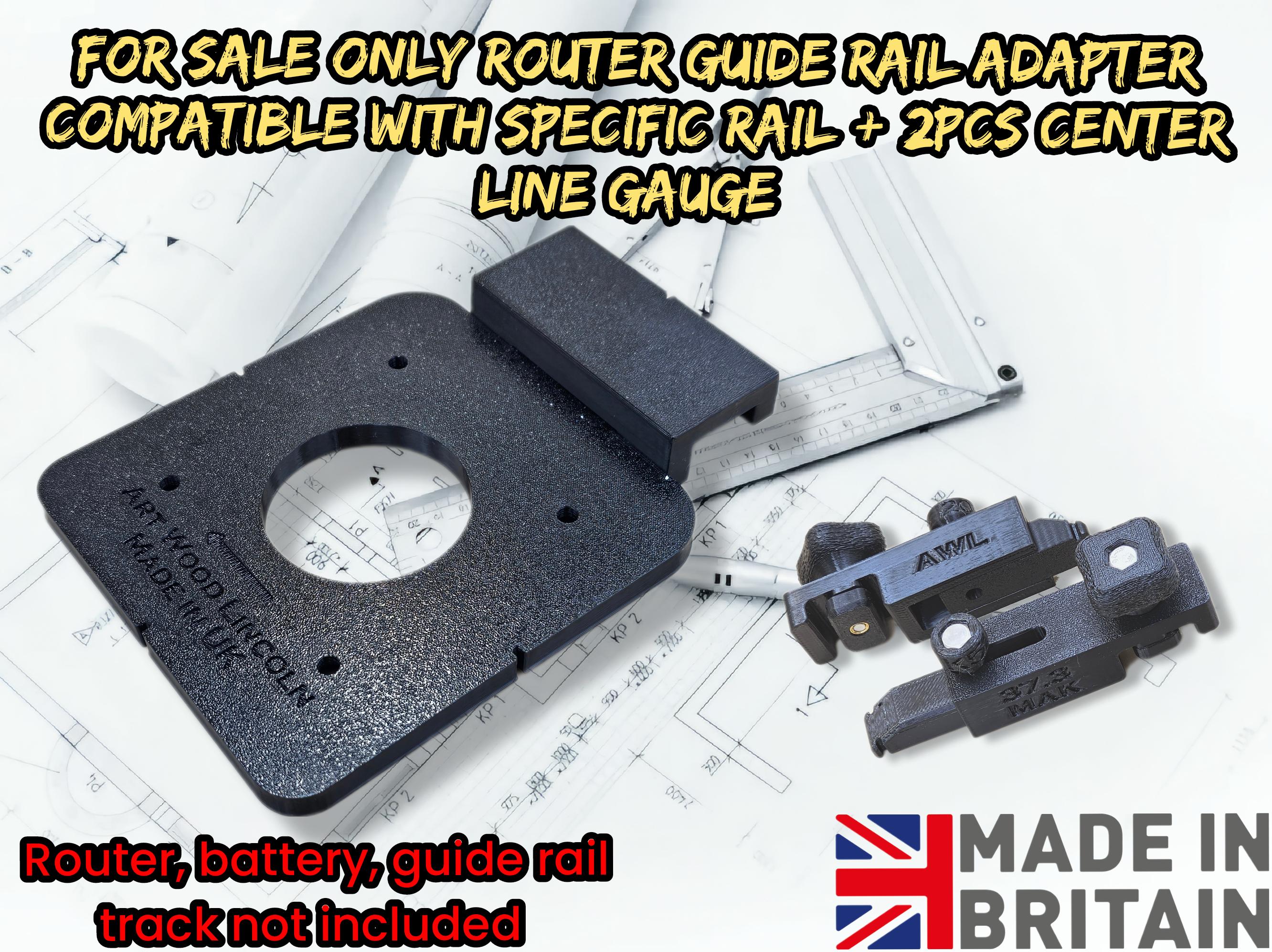 Milwauke M18 FRT 2723-20 Adapter Base Router to FESTOOL Guide Rail