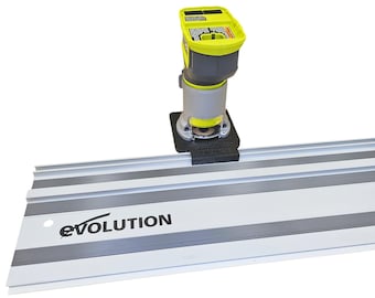 Ryobi RTR18-0 R18TR-0 ONE+ Adaptor base router guide EVOLUTION rail track / Guide rail limits groove jig milling