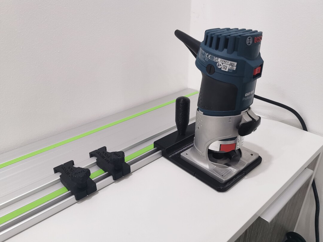Bosch GKF600 Router Adaptor Plate for Festool Guide Rail & Stops - Etsy