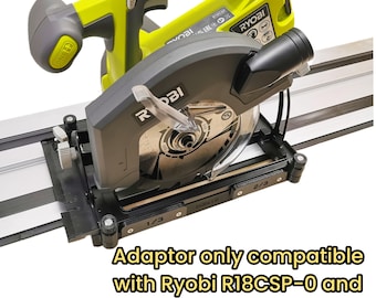 Guide rail base for Ryobi Circular Saw R18CSP-0 18V ONE compatible with Ryobi guide rail track