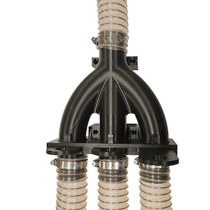 3 way Blast gate vacuum dust extraction waste pipe systems splitter Heavy Duty Made UK