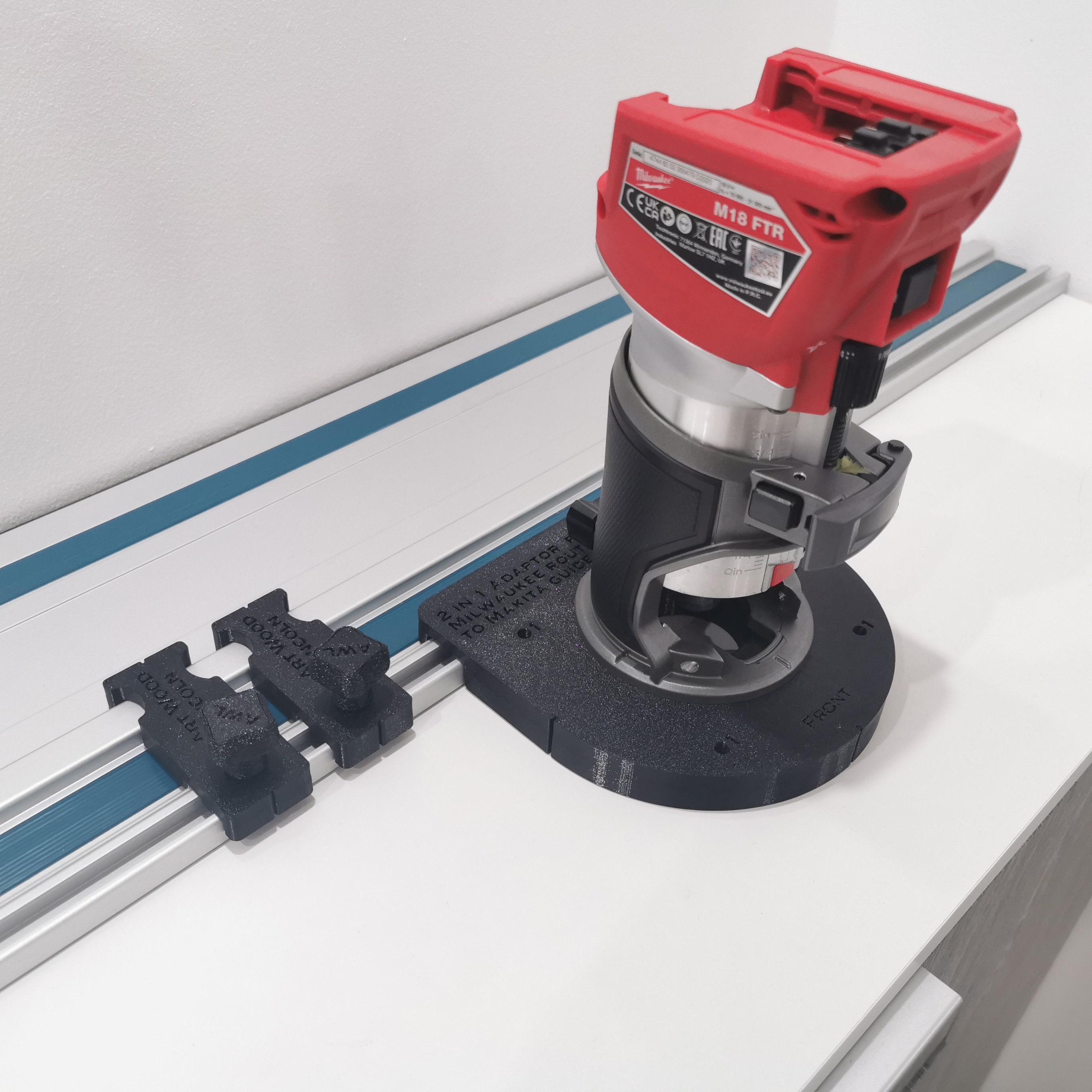 Milwaukee Router M18 FTR Adaptor Plate for Makita Guide Rail - Etsy