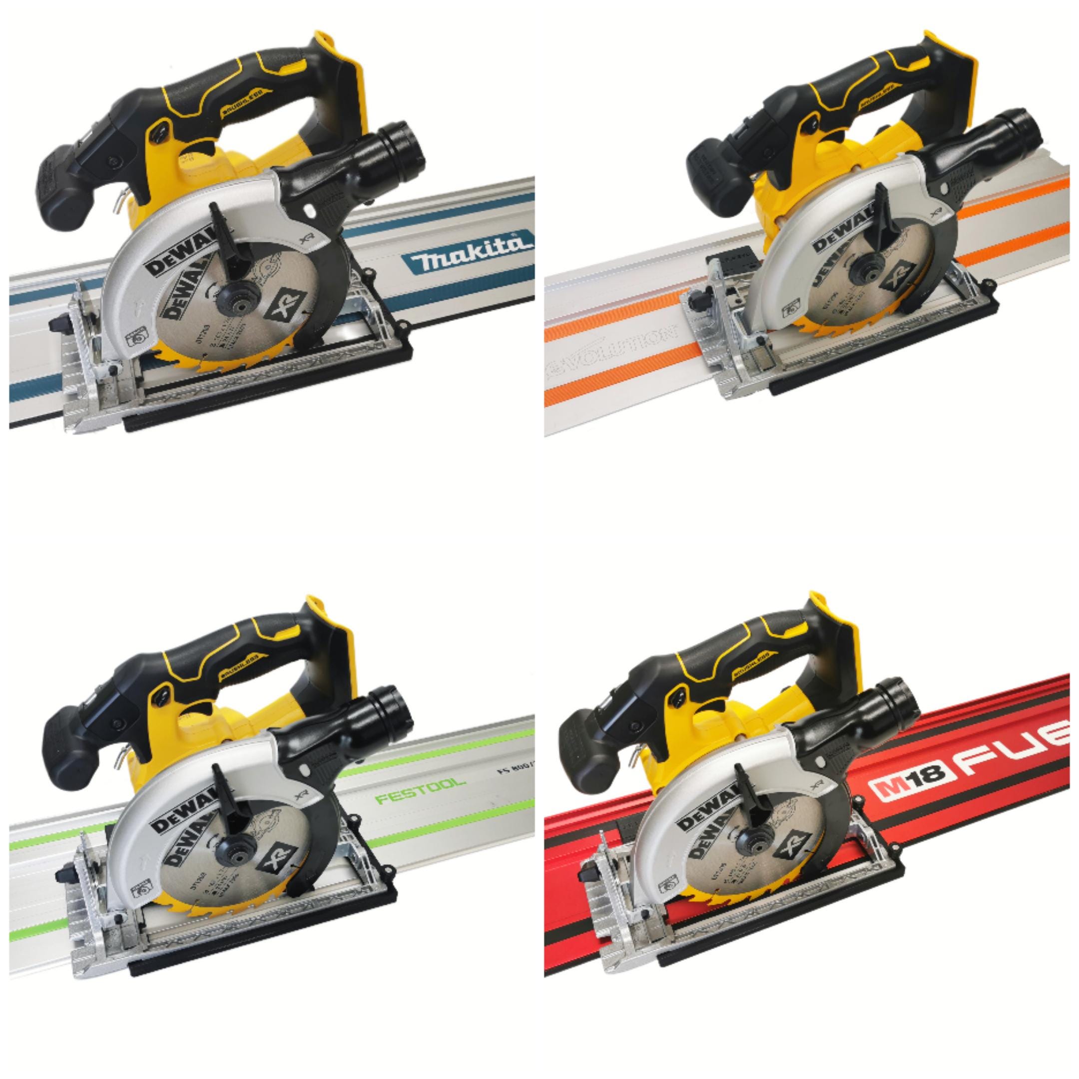 Guide Rail Base for Dewalt Circular Saw DCS391 DCS565 Compatible With Makita Milwaukee Evolution Festool Guide Rail Track Etsy