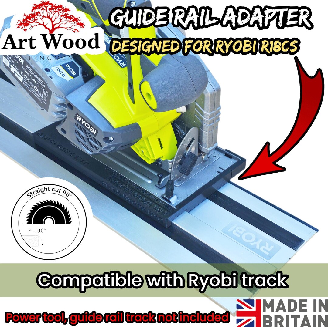 ADAPTER RYOBI R18CS-0 Circular Saw Compatible With RYOBI Guide Rail ...
