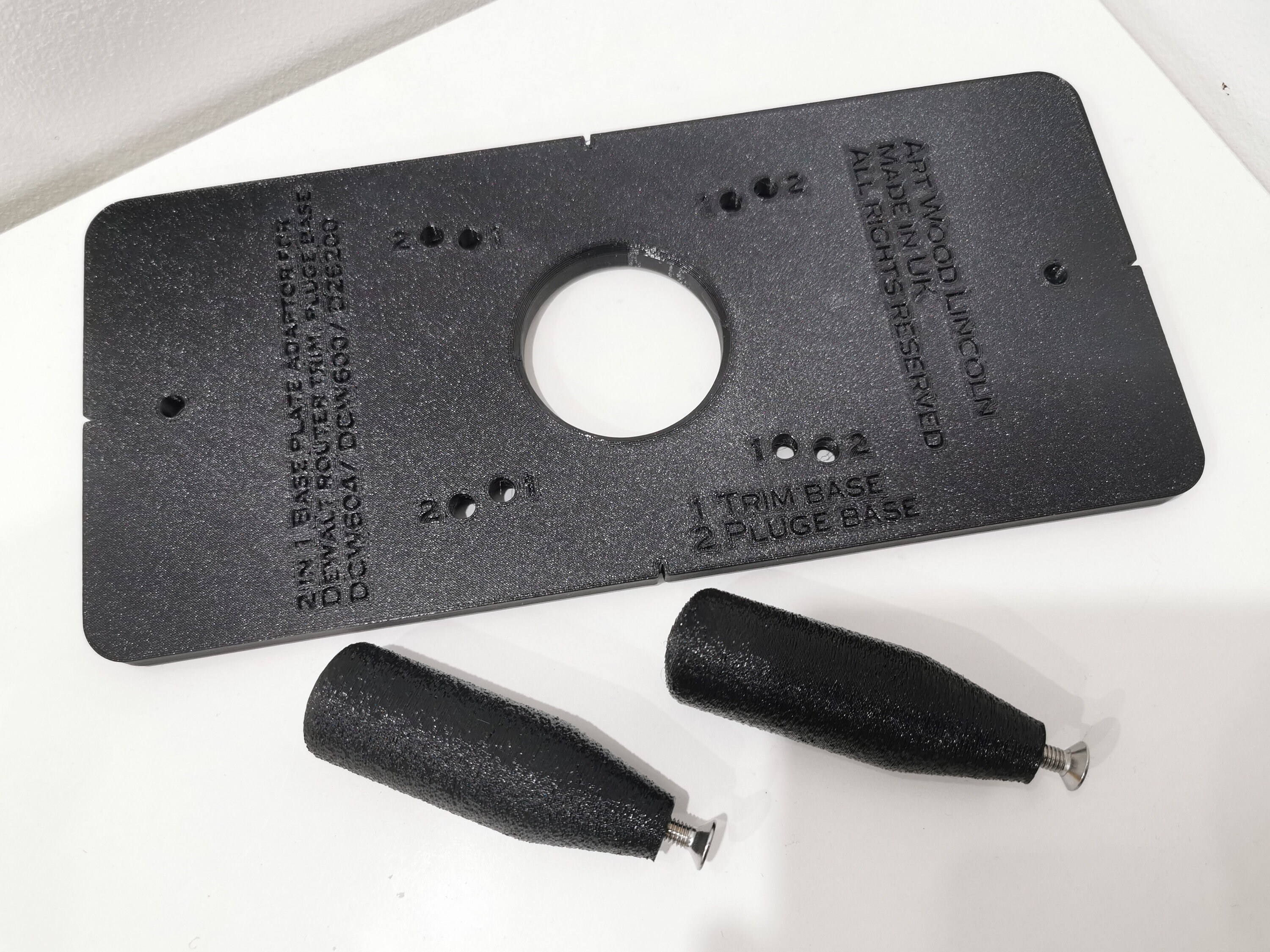 2in1 Sub Base Plate for Dewalt Router DCW600 DCW604NT D26200 Etsy