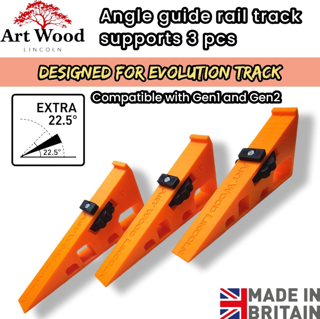 Angle Guide Rail Track Supports 45+ Cutting Jig EVOLUTION Gen1&2 Guide ...